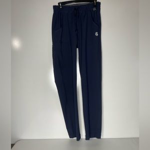 Aegle Gear 4 Way Stretch Scrubs Pants Anti-Microbial Women's Size XS Navy Blue.